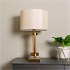 JANE GLASS CYLINDER LAMP BRONZE/GOLD 54CM