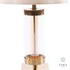JANE GLASS CYLINDER LAMP BRONZE/GOLD 54CM