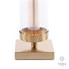 JANE GLASS CYLINDER LAMP BRONZE/GOLD 54CM