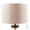 JANE GLASS CYLINDER LAMP BRONZE/GOLD 54CM