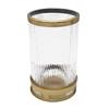 VEDA HURRICANE CANDLE HOLDER GOLD 30CM