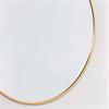 Modena round wall mirror gold 90cm