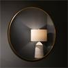 MODENA ROUND WALL MIRROR GOLD 90CM