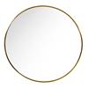 Modena round wall mirror gold 90cm