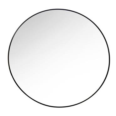 MODENA ROUND WALL MIRROR BLACK 90CM
