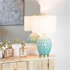 GEMMA CERAMIC LAMP AQUA
