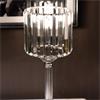 IMOGEN GLASS LAMP SILVER 40CM