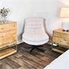 YASMINE SWIVEL ACCENT CHAIR BOUCLE BEIGE