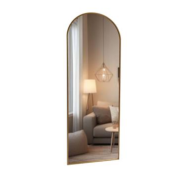 MODENA ARCH WALL MIRROR GOLD 40x120CM