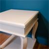 SCROLL GREY END TABLE