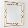 ODESSA SQUARE MIRROR GOLD 80CM