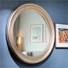 MACY ROUND MIRROR CHAMPAGNE 90CM