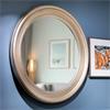 MACY ROUND MIRROR CHAMPAGNE 90CM