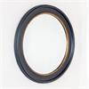 MACY ROUND MIRROR BLACK/GOLD 90CM