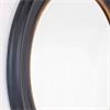 MACY ROUND MIRROR BLACK/GOLD 90CM