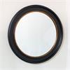 MACY ROUND MIRROR BLACK/GOLD 90CM