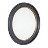MACY ROUND MIRROR BLACK/GOLD 90CM