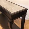 SCROLL BLACK 140CM CONSOLE TABLE ANT MIRROR