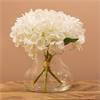 SILK HYDRANGEA WITH VASE ASSORTED