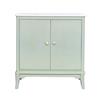 MONROE 2 DOOR CABINET WITH MARBLE TOP SAGE