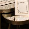 LYRA S/2 SIDE TABLES CHAMPAGNE