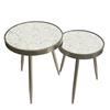 LYRA S/2 SIDE TABLES CHAMPAGNE
