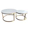 VIENNA S/2 MARBLE COFFEE TABLES