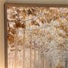 FRAMED PRINT AVENUE OF TREES 120 X 90CM