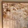 FRAMED PRINT AVENUE OF TREES 120 X 90CM