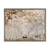 FRAMED PRINT AVENUE OF TREES 120 X 90CM