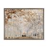 FRAMED PRINT AVENUE OF TREES 120 X 90CM