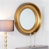 MARCELLA DEEP ROUND MIRROR GOLD 90CM