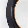 MARCELLA DEEP ROUND MIRROR BLACK/GOLD 90CM