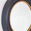 MARCELLA DEEP ROUND MIRROR BLACK/GOLD 90CM