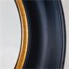 MARCELLA DEEP ROUND MIRROR BLACK/GOLD 90CM