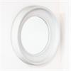 MARCELLA DEEP ROUND MIRROR OYSTER 90CM