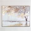 FRAMED CANVAS GILDED OAK 120 X 90CM