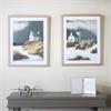 FRAMED CANVAS BEYOND THE DUNES 60 X 75CM 2 ASST
