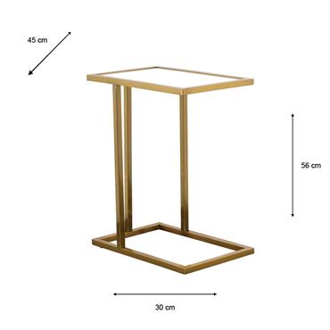 VIENNA MARBLE SOFA TABLE RECTANGLE