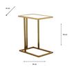 VIENNA MARBLE SOFA TABLE RECTANGLE