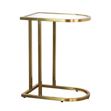 VIENNA MARBLE SOFA TABLE CURVED