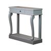 SCROLL MINK 90CM CONSOLE TABLE W/DRAWER