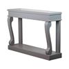 SCROLL MINK 120CM CONSOLE TABLE ANT MIRROR