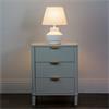 CHLOE CERAMIC BEDSIDE LAMP 36CM