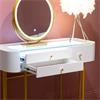 NADIA PLUS DRESSING TABLE AND STOOL SET WHITE