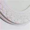 YVETTE ROUND MIRROR 90CM CREAM