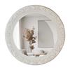 YVETTE ROUND MIRROR 90CM CREAM