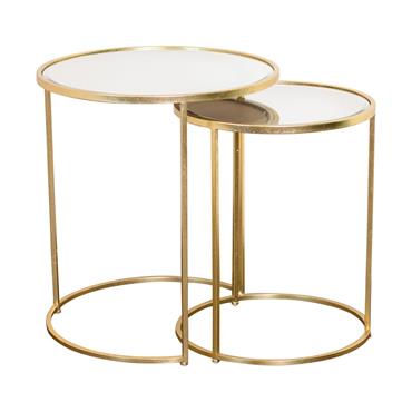 AVERY S/2 SIDE TABLES GOLD