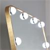 LED BULB MODENA CHEVAL MIRROR GOLD 160 X 50CM