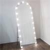 LED BULB MODENA CHEVAL ARCH MIRROR WHITE 160 X 50CM
